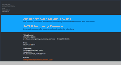 Desktop Screenshot of anthonyconstructioninc.com