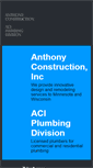 Mobile Screenshot of anthonyconstructioninc.com